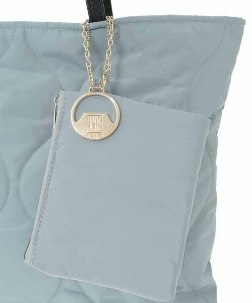 MK MICHEL KLEIN BAG / エムケーミッシェルクランバッグ トートバッグ | [ポーチ・チャーム付き/A4収納可]キルティングスクエアトートバッグ | 詳細8