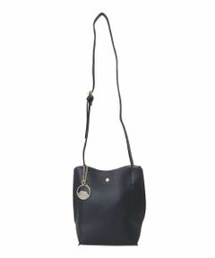 MK MICHEL KLEIN BAG / エムケーミッシェルクランバッグ ショルダーバッグ | [軽量/チャーム付き]ウェーブカットステッチショルダーバッグ