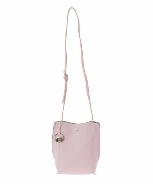 MK MICHEL KLEIN BAG / エムケーミッシェルクランバッグ ショルダーバッグ | [軽量/チャーム付き]ウェーブカットステッチショルダーバッグ | 詳細1