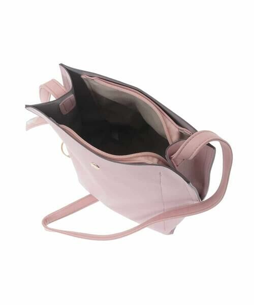 MK MICHEL KLEIN BAG / エムケーミッシェルクランバッグ ショルダーバッグ | [軽量/チャーム付き]ウェーブカットステッチショルダーバッグ | 詳細8