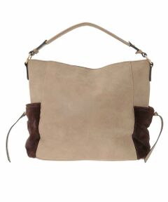 MK MICHEL KLEIN BAG / エムケーミッシェルクランバッグ ショルダーバッグ | [抗菌/A4収納可]ファーポケットデザインショルダーバッグ