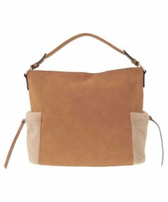 MK MICHEL KLEIN BAG / エムケーミッシェルクランバッグ ショルダーバッグ | [抗菌/A4収納可]ファーポケットデザインショルダーバッグ