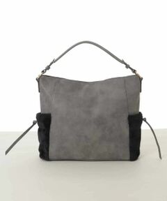 MK MICHEL KLEIN BAG / エムケーミッシェルクランバッグ ショルダーバッグ | [抗菌/A4収納可]ファーポケットデザインショルダーバッグ