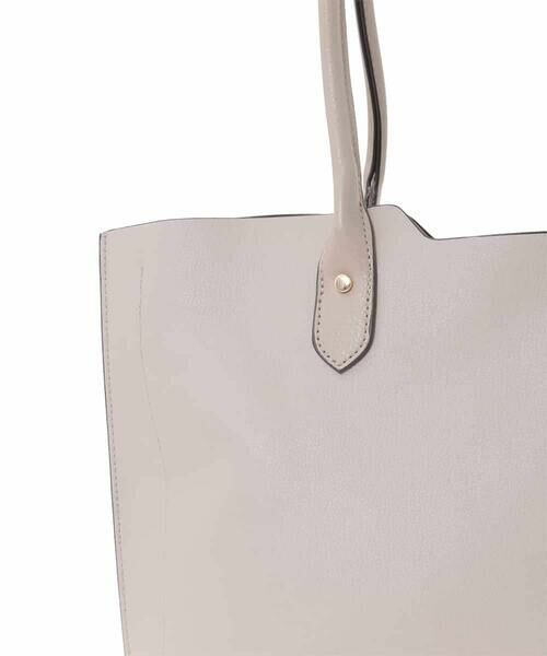 MK MICHEL KLEIN BAG / エムケーミッシェルクランバッグ トートバッグ | [A4収納可]ミニマルスクエアトートバッグ | 詳細5