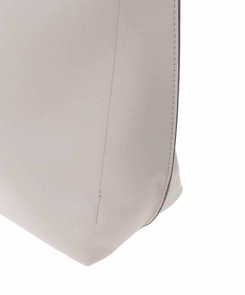 MK MICHEL KLEIN BAG / エムケーミッシェルクランバッグ トートバッグ | [A4収納可]ミニマルスクエアトートバッグ | 詳細6