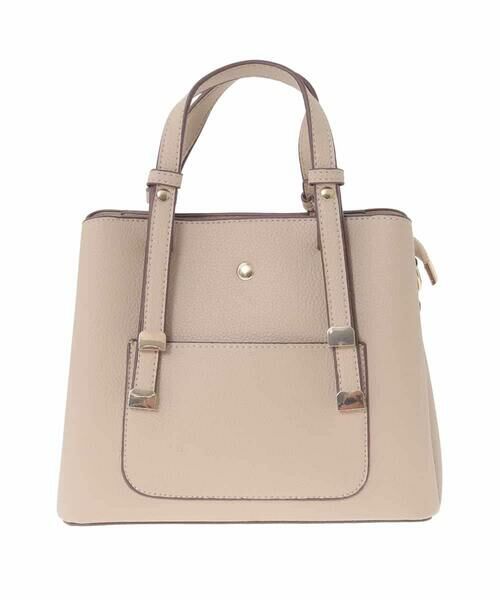 MK MICHEL KLEIN BAG / エムケーミッシェルクランバッグ トートバッグ | [2WAY]ダブルストラップスクエアトートバッグ | 詳細1