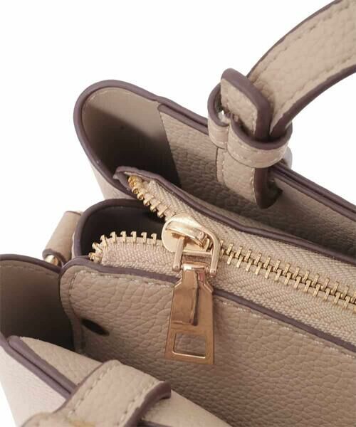 MK MICHEL KLEIN BAG / エムケーミッシェルクランバッグ トートバッグ | [2WAY]ダブルストラップスクエアトートバッグ | 詳細5