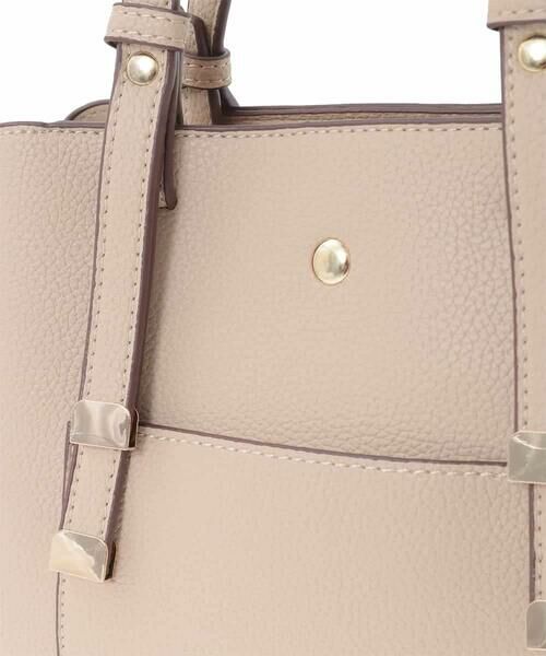 MK MICHEL KLEIN BAG / エムケーミッシェルクランバッグ トートバッグ | [2WAY]ダブルストラップスクエアトートバッグ | 詳細6