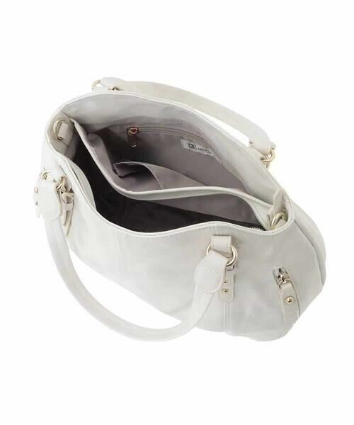 MK MICHEL KLEIN BAG / エムケーミッシェルクランバッグ トートバッグ | [2WAY]ベルトデザインラウンドトートバッグ | 詳細10