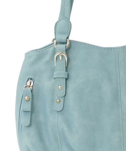 MK MICHEL KLEIN BAG / エムケーミッシェルクランバッグ トートバッグ | [2WAY]ベルトデザインラウンドトートバッグ | 詳細12