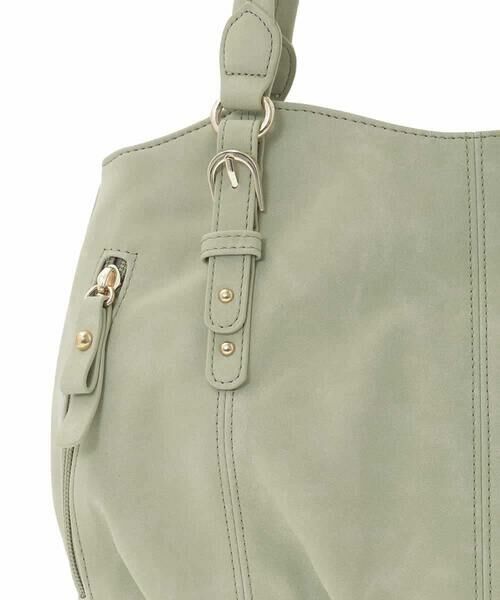 MK MICHEL KLEIN BAG / エムケーミッシェルクランバッグ トートバッグ | [2WAY]ベルトデザインラウンドトートバッグ | 詳細14