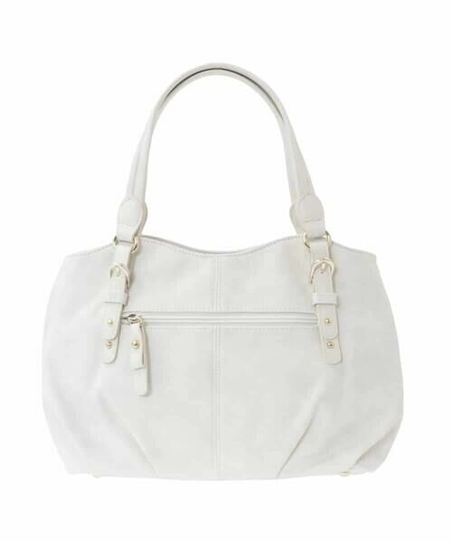 MK MICHEL KLEIN BAG / エムケーミッシェルクランバッグ トートバッグ | [2WAY]ベルトデザインラウンドトートバッグ | 詳細4