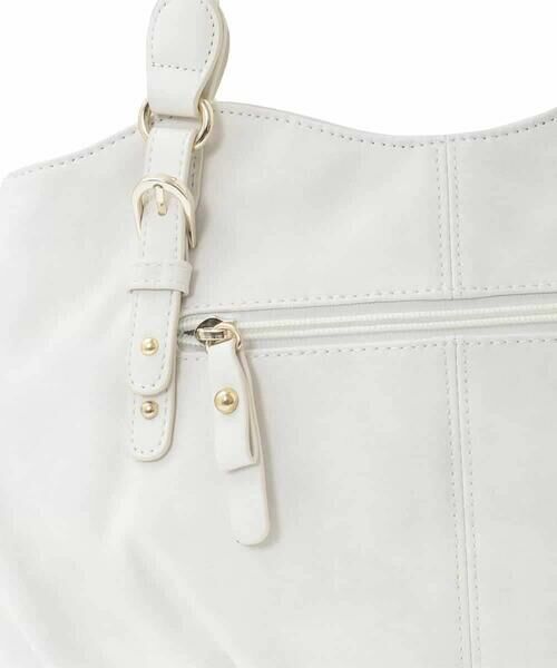 MK MICHEL KLEIN BAG / エムケーミッシェルクランバッグ トートバッグ | [2WAY]ベルトデザインラウンドトートバッグ | 詳細7