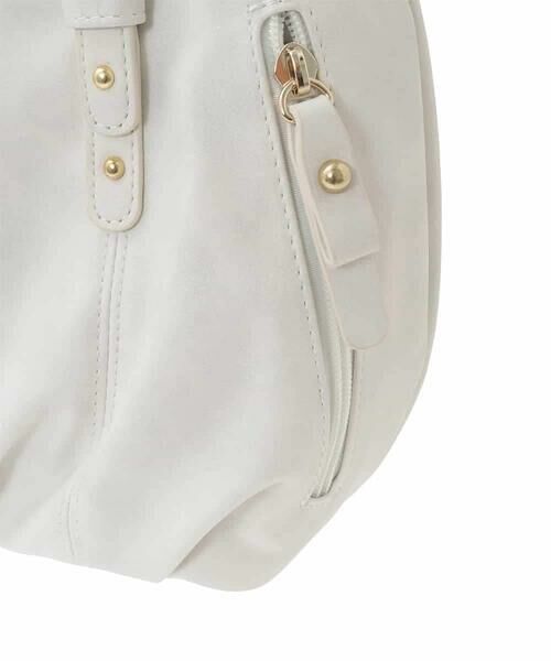 MK MICHEL KLEIN BAG / エムケーミッシェルクランバッグ トートバッグ | [2WAY]ベルトデザインラウンドトートバッグ | 詳細8