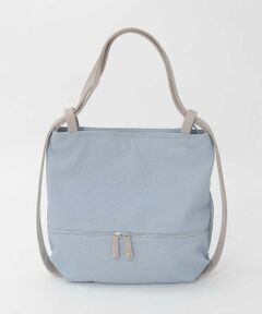MK MICHEL KLEIN BAG / エムケーミッシェルクランバッグ トートバッグ | [2WAY/A4収納可]デニム風デザイン変形トートバッグ