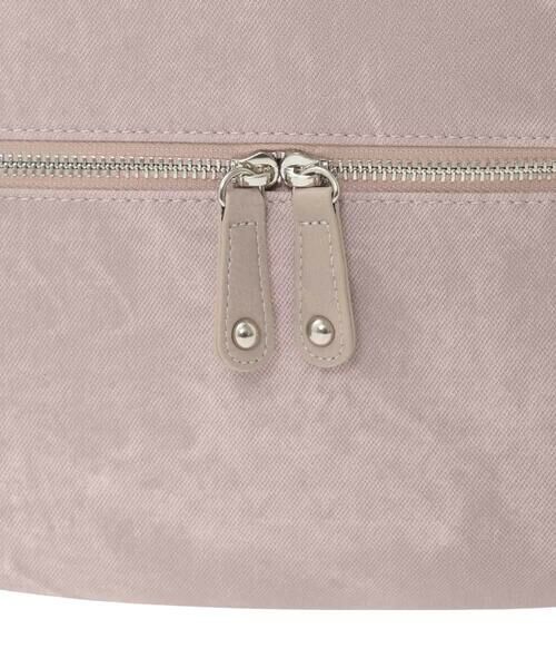 MK MICHEL KLEIN BAG / エムケーミッシェルクランバッグ トートバッグ | [2WAY/A4収納可]デニム風デザイン変形トートバッグ | 詳細11