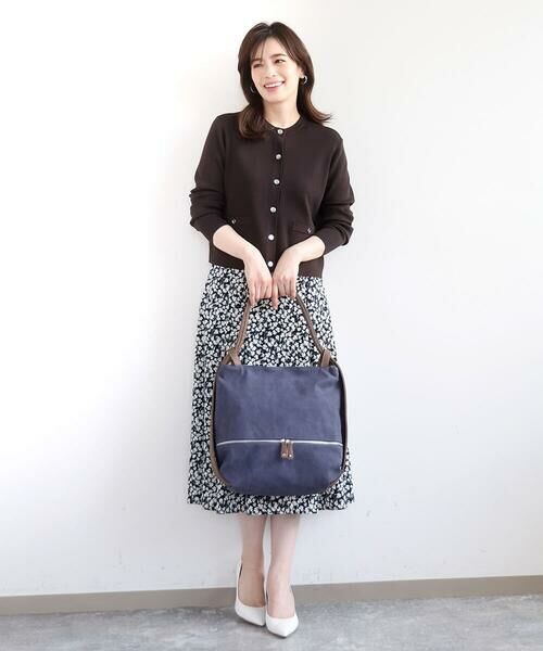 MK MICHEL KLEIN BAG / エムケーミッシェルクランバッグ トートバッグ | [2WAY/A4収納可]デニム風デザイン変形トートバッグ | 詳細22