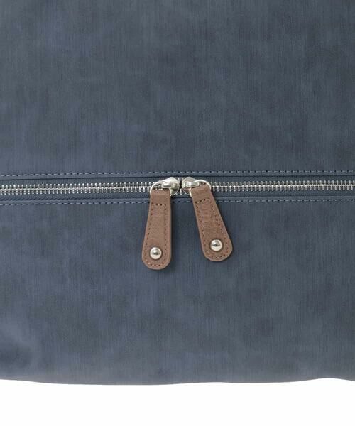 MK MICHEL KLEIN BAG / エムケーミッシェルクランバッグ トートバッグ | [2WAY/A4収納可]デニム風デザイン変形トートバッグ | 詳細5