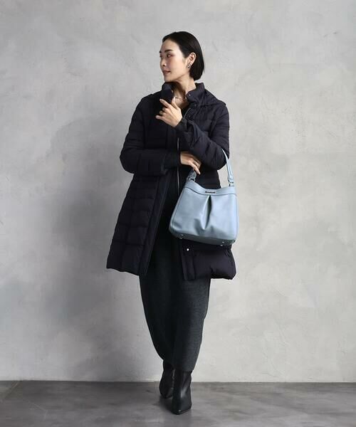 MK MICHEL KLEIN BAG / エムケーミッシェルクランバッグ トートバッグ | [2WAY]合成皮革タックデザインバッグ | 詳細16