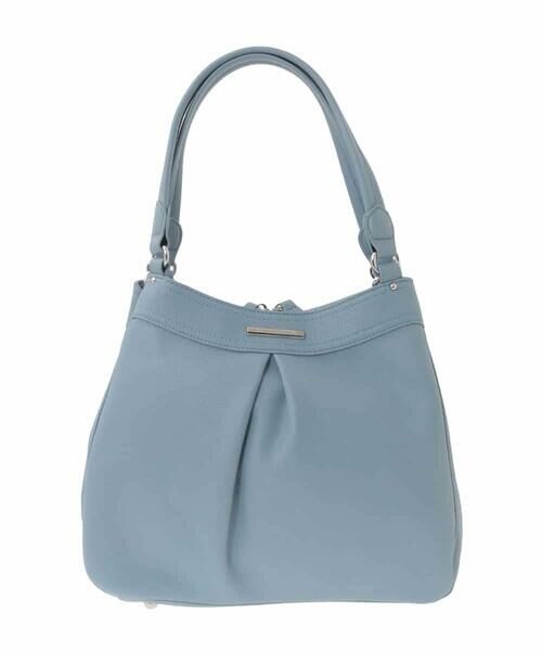 MK MICHEL KLEIN BAG / エムケーミッシェルクランバッグ トートバッグ | [2WAY]合成皮革タックデザインバッグ | 詳細2