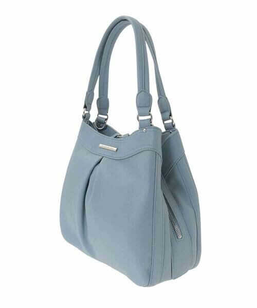 MK MICHEL KLEIN BAG / エムケーミッシェルクランバッグ トートバッグ | [2WAY]合成皮革タックデザインバッグ | 詳細3