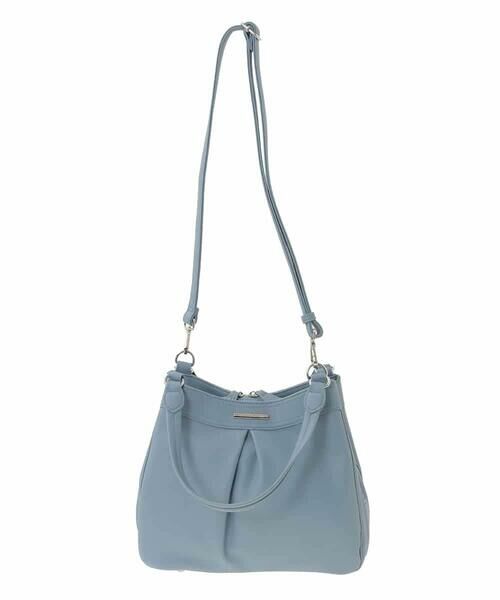 MK MICHEL KLEIN BAG / エムケーミッシェルクランバッグ トートバッグ | [2WAY]合成皮革タックデザインバッグ | 詳細5