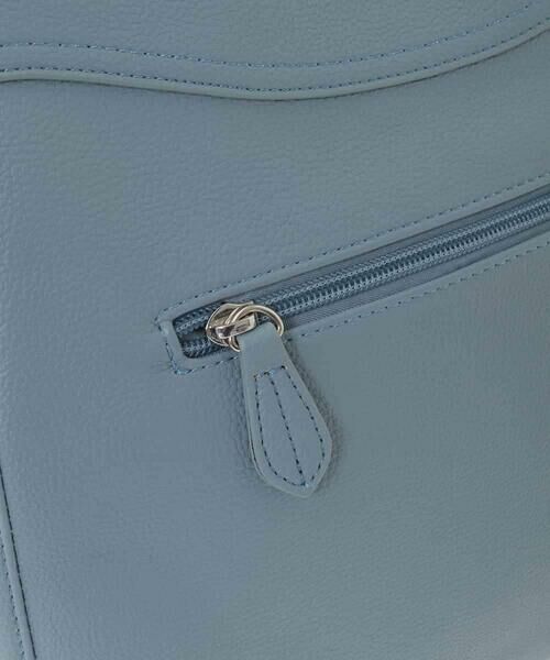 MK MICHEL KLEIN BAG / エムケーミッシェルクランバッグ トートバッグ | [2WAY]合成皮革タックデザインバッグ | 詳細7