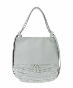 MK MICHEL KLEIN BAG / エムケーミッシェルクランバッグ トートバッグ | [2WAY]パンチングデザイン変形トートバッグ