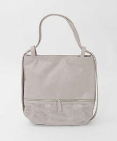 MK MICHEL KLEIN BAG / エムケーミッシェルクランバッグ トートバッグ | [2WAY]パンチングデザイン変形トートバッグ