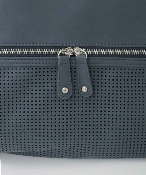 MK MICHEL KLEIN BAG / エムケーミッシェルクランバッグ トートバッグ | [2WAY]パンチングデザイン変形トートバッグ | 詳細1