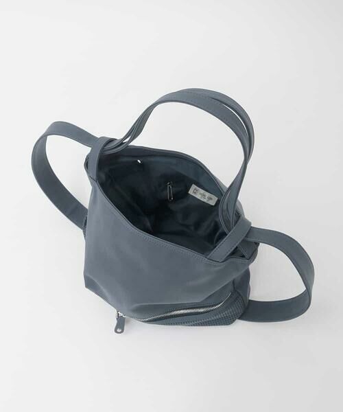 MK MICHEL KLEIN BAG / エムケーミッシェルクランバッグ トートバッグ | [2WAY]パンチングデザイン変形トートバッグ | 詳細2