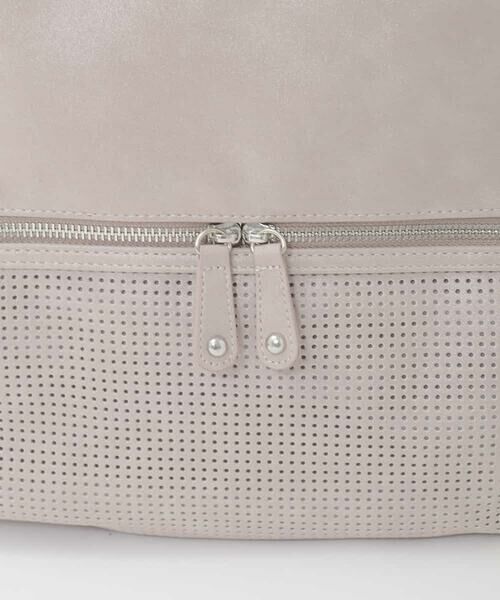 MK MICHEL KLEIN BAG / エムケーミッシェルクランバッグ トートバッグ | [2WAY]パンチングデザイン変形トートバッグ | 詳細3