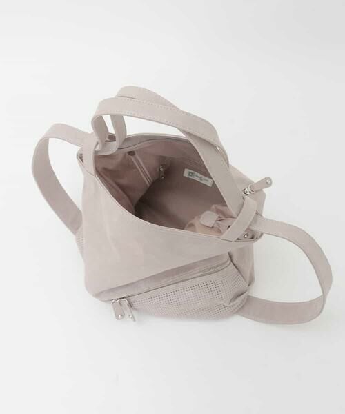 MK MICHEL KLEIN BAG / エムケーミッシェルクランバッグ トートバッグ | [2WAY]パンチングデザイン変形トートバッグ | 詳細4