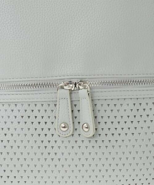 MK MICHEL KLEIN BAG / エムケーミッシェルクランバッグ トートバッグ | [2WAY]パンチングデザイン変形トートバッグ | 詳細10