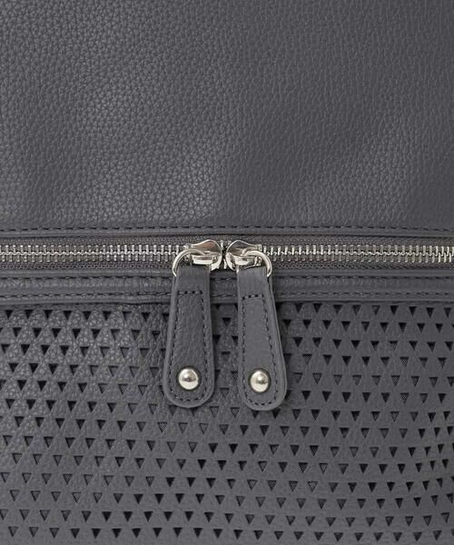 MK MICHEL KLEIN BAG / エムケーミッシェルクランバッグ トートバッグ | [2WAY]パンチングデザイン変形トートバッグ | 詳細12