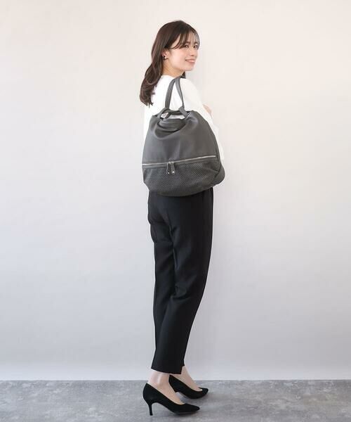 MK MICHEL KLEIN BAG / エムケーミッシェルクランバッグ トートバッグ | [2WAY]パンチングデザイン変形トートバッグ | 詳細21