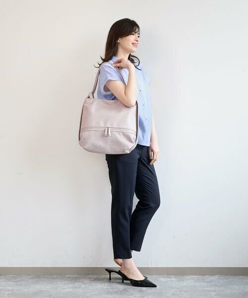 MK MICHEL KLEIN BAG / エムケーミッシェルクランバッグ トートバッグ | [2WAY]パンチングデザイン変形トートバッグ | 詳細26