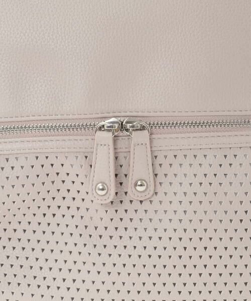 MK MICHEL KLEIN BAG / エムケーミッシェルクランバッグ トートバッグ | [2WAY]パンチングデザイン変形トートバッグ | 詳細6