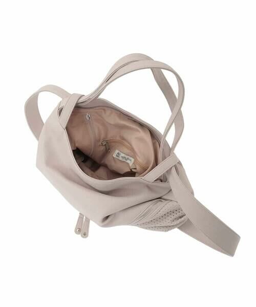 MK MICHEL KLEIN BAG / エムケーミッシェルクランバッグ トートバッグ | [2WAY]パンチングデザイン変形トートバッグ | 詳細9