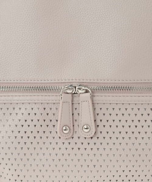 MK MICHEL KLEIN BAG / エムケーミッシェルクランバッグ トートバッグ | [2WAY]パンチングデザイン変形ミニトートバッグ | 詳細10