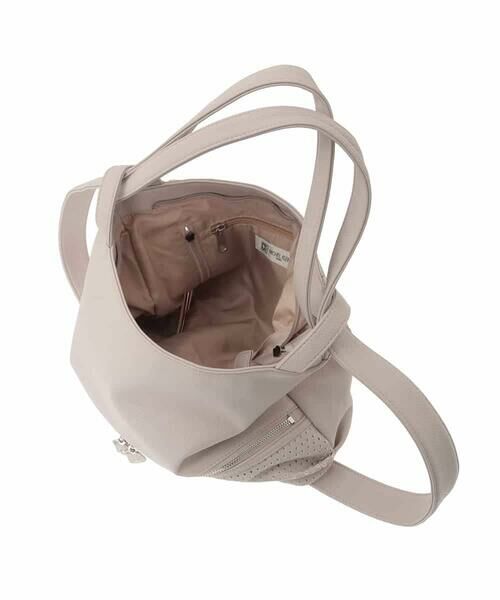 MK MICHEL KLEIN BAG / エムケーミッシェルクランバッグ トートバッグ | [2WAY]パンチングデザイン変形ミニトートバッグ | 詳細11