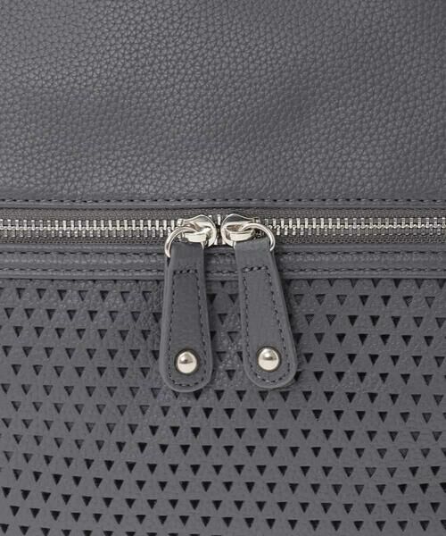 MK MICHEL KLEIN BAG / エムケーミッシェルクランバッグ トートバッグ | [2WAY]パンチングデザイン変形ミニトートバッグ | 詳細12