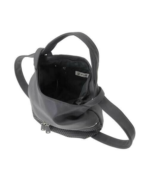 MK MICHEL KLEIN BAG / エムケーミッシェルクランバッグ トートバッグ | [2WAY]パンチングデザイン変形ミニトートバッグ | 詳細13