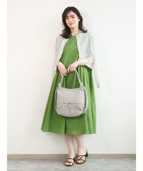 MK MICHEL KLEIN BAG / エムケーミッシェルクランバッグ トートバッグ | [2WAY]パンチングデザイン変形ミニトートバッグ | 詳細23