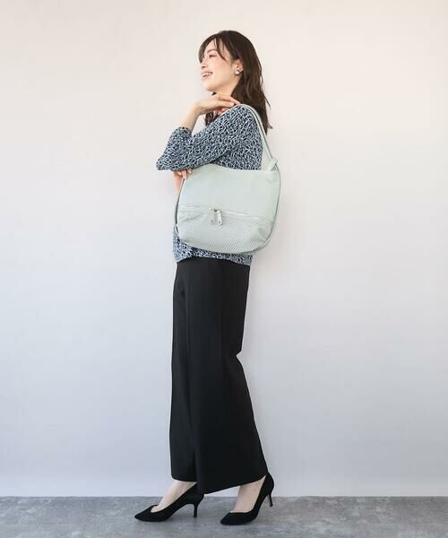MK MICHEL KLEIN BAG / エムケーミッシェルクランバッグ トートバッグ | [2WAY]パンチングデザイン変形ミニトートバッグ | 詳細26