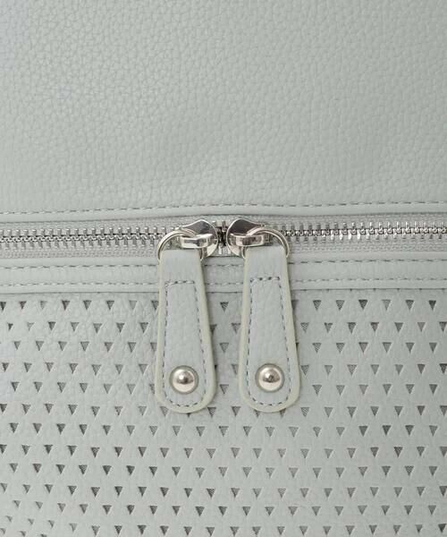 MK MICHEL KLEIN BAG / エムケーミッシェルクランバッグ トートバッグ | [2WAY]パンチングデザイン変形ミニトートバッグ | 詳細6