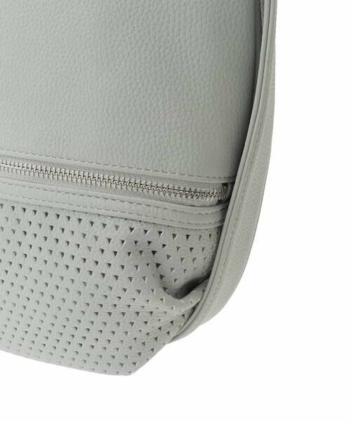 MK MICHEL KLEIN BAG / エムケーミッシェルクランバッグ トートバッグ | [2WAY]パンチングデザイン変形ミニトートバッグ | 詳細7