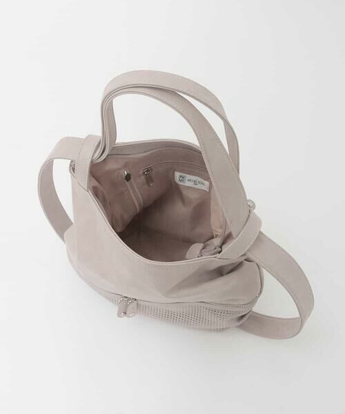 MK MICHEL KLEIN BAG / エムケーミッシェルクランバッグ トートバッグ | [2WAY]パンチングデザイン変形ミニトートバッグ | 詳細28