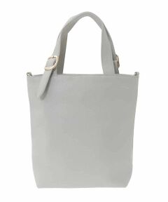 MK MICHEL KLEIN BAG / エムケーミッシェルクランバッグ トートバッグ | [2WAY]合成皮革バケットデザイントートバッグ