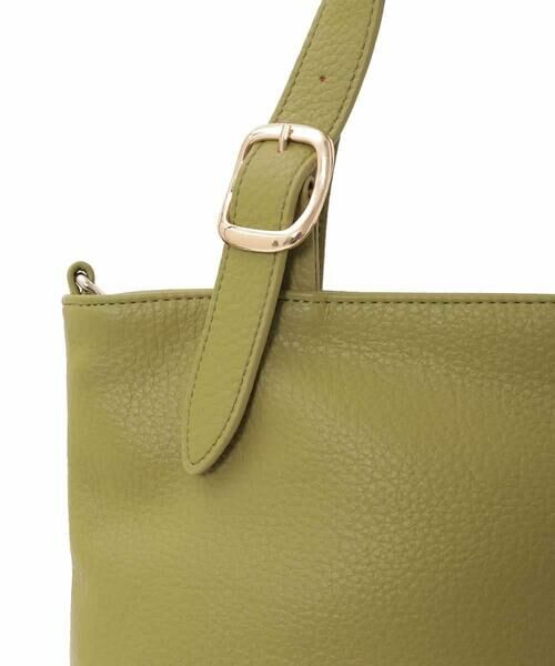 MK MICHEL KLEIN BAG / エムケーミッシェルクランバッグ トートバッグ | [2WAY]合成皮革バケットデザイントートバッグ | 詳細12